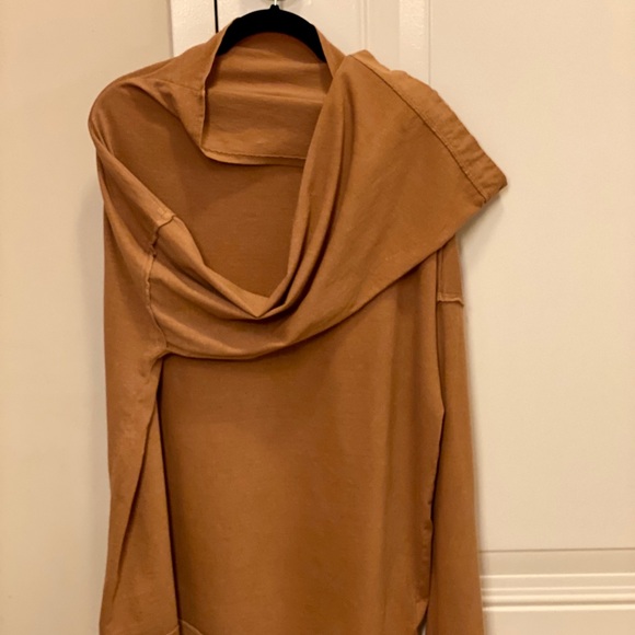 We The Free Tops - Free People Cotton Loose Slouchy Mock Top